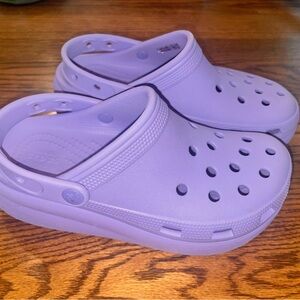 CROCS Kids Platform Clogs - Light Purple